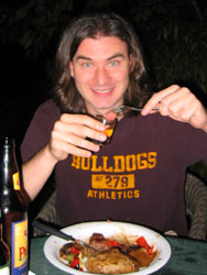 Rare Steak Dipped in Scotch... Mmmm!